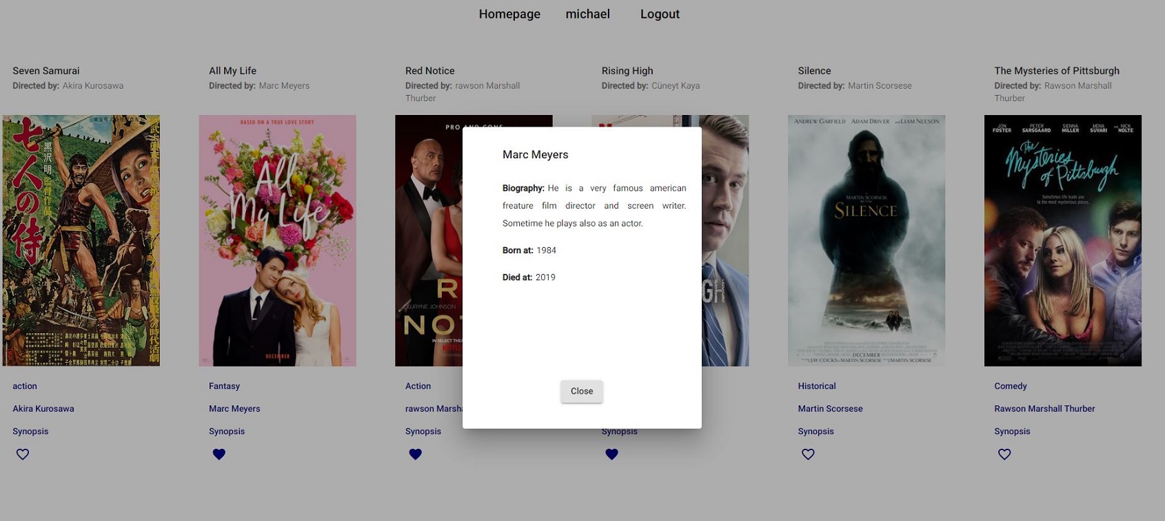 MyFlix Angular App